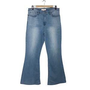 Lucky Brand Stevie High Rise Flare Stretchy Cotton Light Wash Jeans 14/32 A